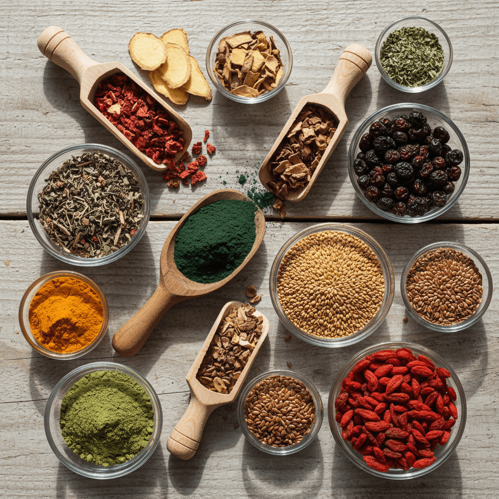 Natural supplement ingredients and superfoods